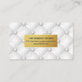 Gold-Metallrahmen | Verbleibender Hintergrund Visitenkarte (Rückseite)