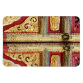 Gold-Metallspitze an der Tür Magnet (Horizontal)