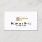 Gold Metzger Fleisch Fleischextrakte Fleisch und G Visitenkarte (Vorderseite)