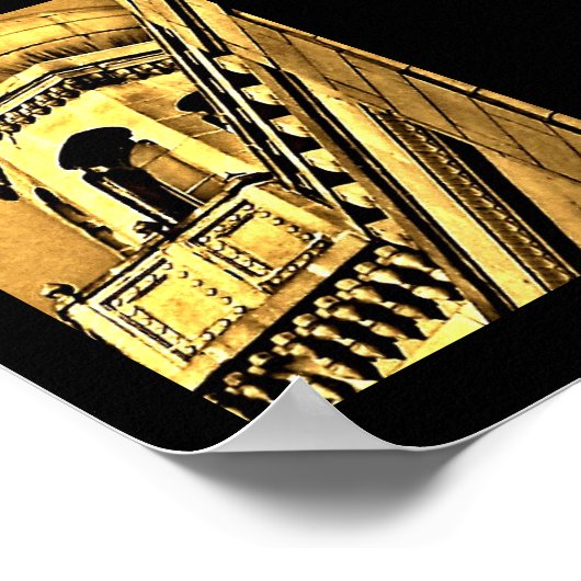 Gold Minaret Poster (Ecke)