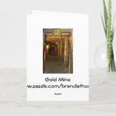 Gold Mine Birthday Card Karte (Rückseite)
