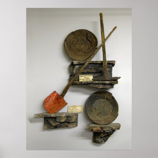 GOLD MINER'S TOOLS POSTER (Vorne)