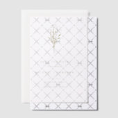 Gold Minimalistisch Botanisch Save the Date Pergament Einladungen (Versetzt (Einladung))