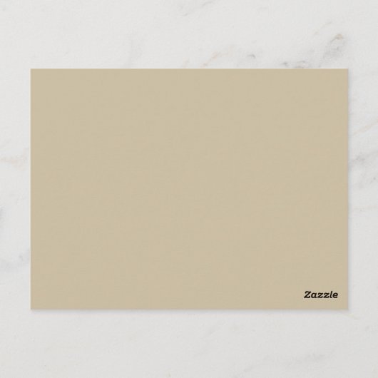 Gold Minimalistisch Bucket List Cards Postkarte (Rückseite)