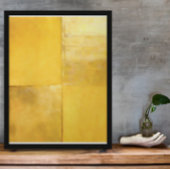 Gold Minimalistisch Modern Abstrakt Poster