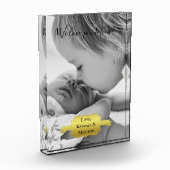 Gold Minimalistische Mother Day Foto Block (Links)