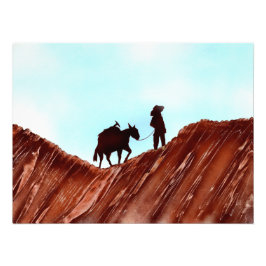 Gold Mining Miner Fotodruck