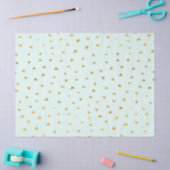 Gold Mint Glam Dot Chic Seidenpapier (Basteln)