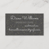 Gold mit rosa Lippen Personalisiert Avon Visitenkarte (Rückseite)