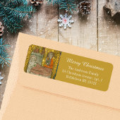 Gold Mittelalterliche Christlich Frohe Weihnachtsk