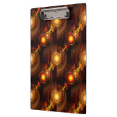 Gold Modern Boho Elegant Abstract Art Pattern #501 Klemmbrett (Links)