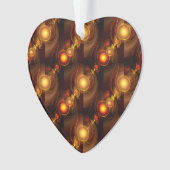 Gold Modern Boho Elegant Abstract Art Pattern #501 Ornament (Vorderseite)