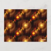 Gold Modern Boho Elegant Abstract Art Pattern #501 Postkarte (Rückseite)