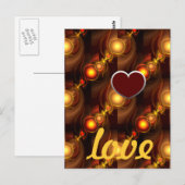 Gold Modern Boho Elegant Abstract Art Pattern #501 Postkarte (Vorne/Hinten)