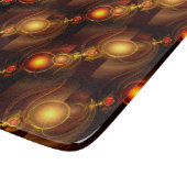 Gold Modern Boho Elegant Abstract Art Pattern #501 Schneidebrett (Ecke)