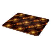 Gold Modern Boho Elegant Abstract Art Pattern #501 Schneidebrett (Ecke)