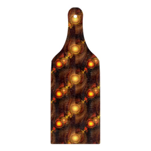 Gold Modern Boho Elegant Abstract Art Pattern #501 Schneidebrett (Vorderseite)
