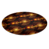 Gold Modern Boho Elegant Abstract Art Pattern #501 Schneidebrett (Ecke)