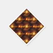 Gold Modern Boho Elegant Abstract Art Pattern #501 Serviette (Ecke)