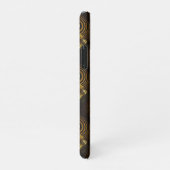 Gold Modern Boho Elegant Abstract Art Pattern #502 iPhone Hülle (Rechte Seite)
