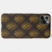 Gold Modern Boho Elegant Abstract Art Pattern #502 iPhone Hülle (Rückseite (Horizontal))