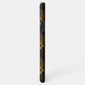 Gold Modern Boho Elegant Abstract Art Pattern #502 iPhone Hülle (Rechte Seite)