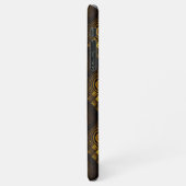 Gold Modern Boho Elegant Abstract Art Pattern #502 iPhone Hülle (Linke Seite)
