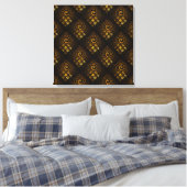 Gold Modern Boho Elegant Abstract Art Pattern #502 Leinwanddruck (Insitu (Schlafzimmer))