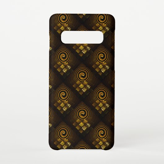 Gold Modern Boho Elegant Abstract Art Pattern #502 Samsung Galaxy Hülle (Rückseite)