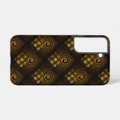 Gold Modern Boho Elegant Abstract Art Pattern #502 Samsung Galaxy Hülle (Rückseite (Horizontal))