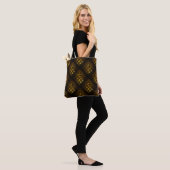 Gold Modern Boho Elegant Abstract Art Pattern #502 Tasche (Am Model)