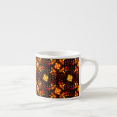 Gold Modern Boho Elegant Abstract Art Pattern #506 Espressotasse (Rechts)
