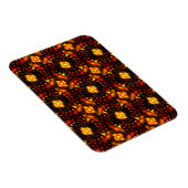 Gold Modern Boho Elegant Abstract Art Pattern #506 Magnet (Rechte Seite)