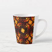 Gold Modern Boho Elegant Abstract Art Pattern #506 Milchtasse (Rechts)