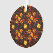 Gold Modern Boho Elegant Abstract Art Pattern #506 Ornament (Vorderseite)