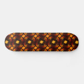 Gold Modern Boho Elegant Abstract Art Pattern #506 Skateboard (Horizontal)
