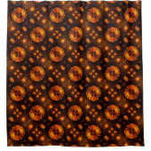 Gold Modern Boho Elegant Abstract Art Pattern #507 Duschvorhang (Vorderseite)