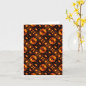 Gold Modern Boho Elegant Abstract Art Pattern #507 Karte (Gelbe Blume)