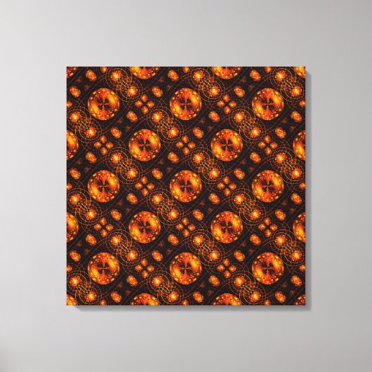 Gold Modern Boho Elegant Abstract Art Pattern #507 Leinwanddruck (Vorderseite)
