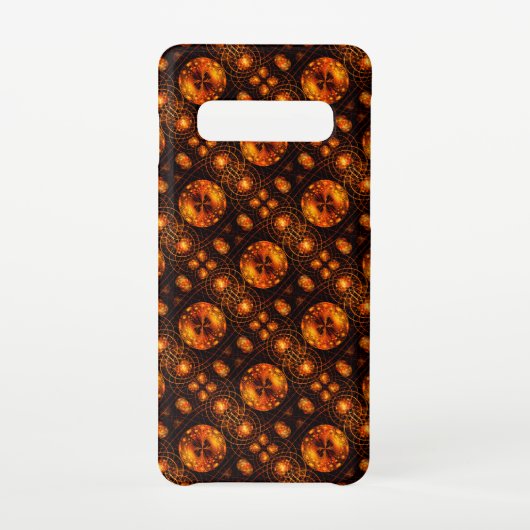 Gold Modern Boho Elegant Abstract Art Pattern #507 Samsung Galaxy Hülle (Rückseite)
