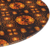 Gold Modern Boho Elegant Abstract Art Pattern #507 Schneidebrett (Ecke)
