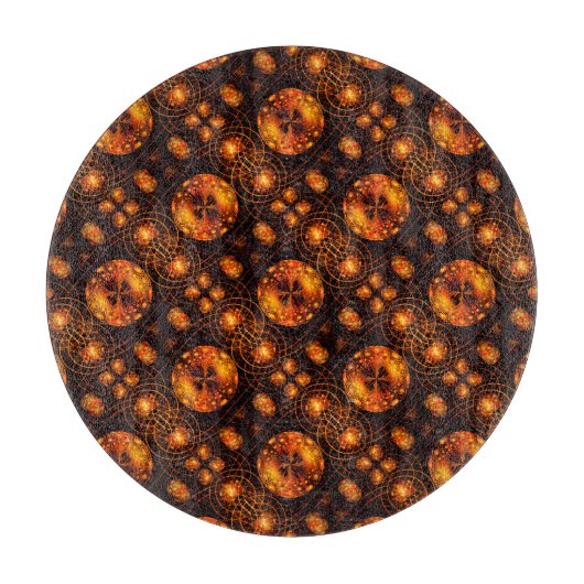 Gold Modern Boho Elegant Abstract Art Pattern #507 Schneidebrett (Vorderseite)