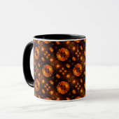 Gold Modern Boho Elegant Abstract Art Pattern #507 Tasse (Vorderseite Links)