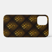 Gold Modern Boho Elegantes Abstrakte Kunstmuster # Case-Mate iPhone Hülle (Rückseite (Horizontal))