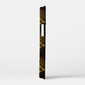 Gold Modern Boho Elegantes Abstrakte Kunstmuster # Case-Mate iPhone Hülle (Rückseite / Rechts)