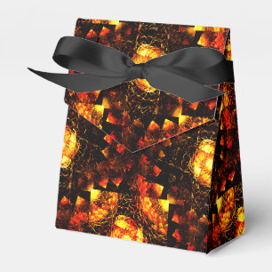 Gold Modern Boho Elegantes Abstrakte Kunstmuster # Geschenkschachtel