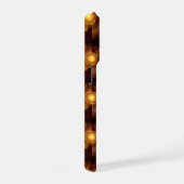 Gold Modern Boho Elegantes Abstrakte Kunstmuster # iPhone Hülle (Rechte Seite)