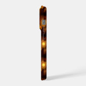 Gold Modern Boho Elegantes Abstrakte Kunstmuster # iPhone Hülle (Linke Seite)