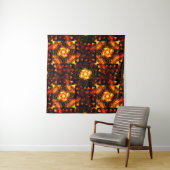 Gold Modern Boho Elegantes Abstrakte Kunstmuster # Wandteppich (Beispiel (Horizontal))