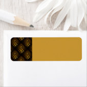 Gold Modern Boho Elegantes abstraktes Kunstmuster  (Insitu)